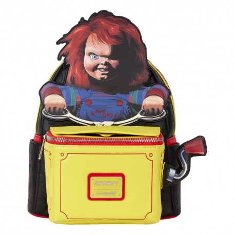 Mochila Chucky de Loungefly con diseño pop up