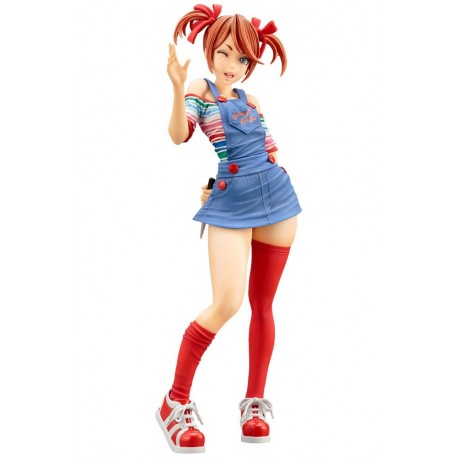 Figura Bishoujo de Chucky, muñeco diabólico en PVC 20 cm