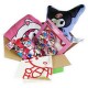 Caja sorpresa Sanrio con productos Hello Kitty y Kuromi