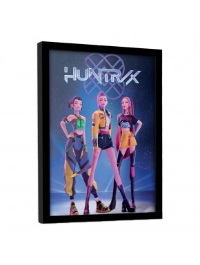 Póster enmarcado de Las Guerreras K-pop Huntrix en 30x40 cm