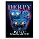 Póster enmarcado KPop Demon Hunters Derpy con gatos azules