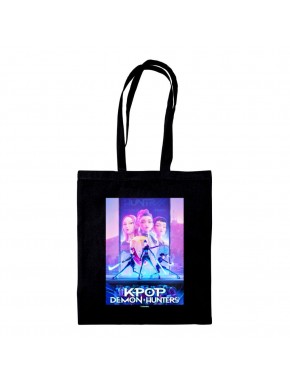 Bolsa negra con diseño K-pop Demon Hunters