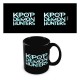 Taza negra K-Pop Demon Hunters de cerámica
