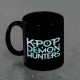 Taza negra K-Pop Demon Hunters de cerámica