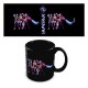 Taza negra de Las guerreras K-pop con diseño Huntrix