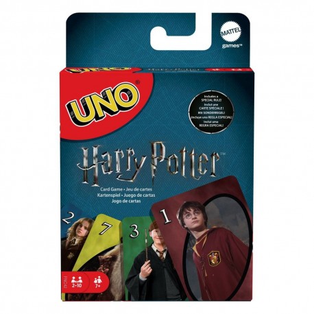 Juego de cartas UNO Harry Potter con personajes icónicos