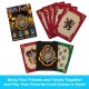 Baraja de cartas Harry Potter con escudos de casas
