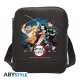 Petit sac messenger en vinyle Demon Slayer