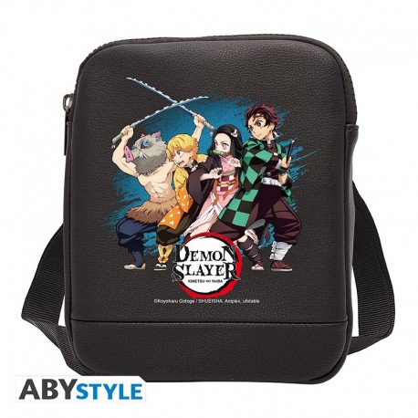 Petit sac messenger en vinyle Demon Slayer
