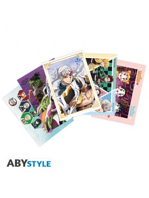Set de 5 postales Demon Slayer Entertainment District Arc