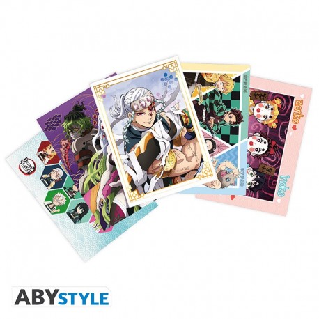Set de 5 postales Demon Slayer Entertainment District Arc