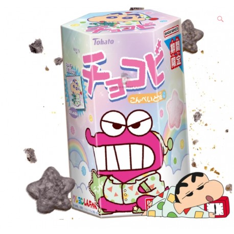 Boîte de biscuits Tohato de Shin Chan inspirée par Konpeito