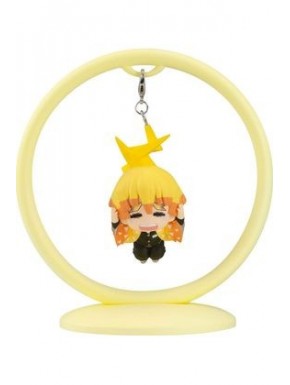 Figura de Agatsuma Zenitsu Trapeze de 12 cm en aro amarillo