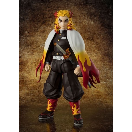 Figura articulada de Kyojuro Rengoku de 15 cm de Demon Slayer