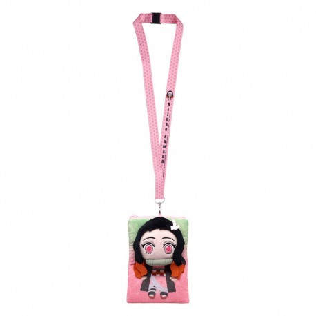 Llavero Demon Slayer Nezuko con tarjetero pouch de Monogram Int.
