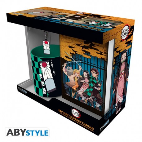Set de regalo Demon Slayer con taza, llavero y cuaderno de Tanjiro