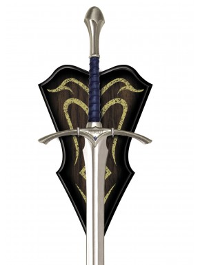 Réplica Espada Glamdring Gandalf de 121 cm con expositor de madera