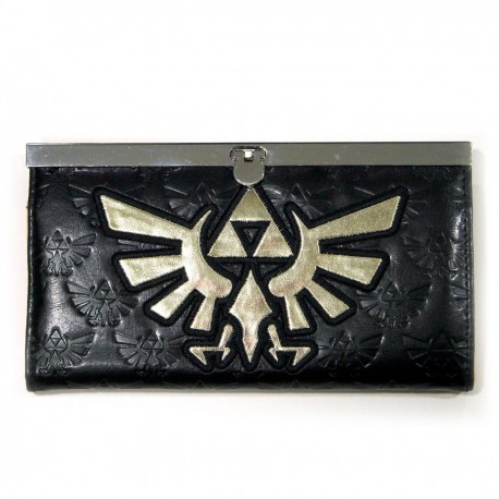 Cartera chica Zelda trifuerza dorada