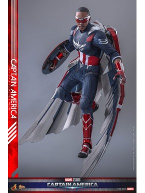 Figura coleccionable Captain America con accesorios