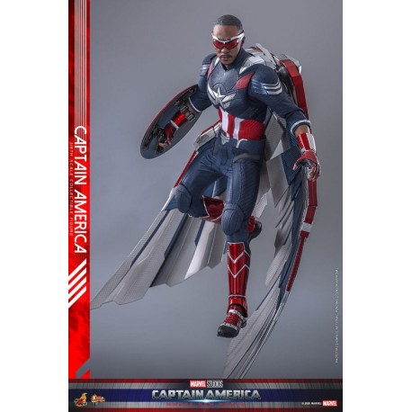 Figura coleccionable Captain America con accesorios