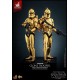 Figurine exclusive Clone Trooper dorée de 30 cm de Star Wars