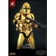 Figurine exclusive Clone Trooper dorée de 30 cm de Star Wars