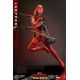 Figura Ladypool 1/6 de 30 cm con traje rojo y negro