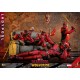 Figura Ladypool 1/6 de 30 cm con traje rojo y negro