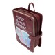 Mochila mini Beetlejuice de Loungefly con diseño de 'Handbook for the Recently Deceased'