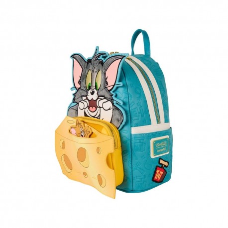 Mini mochila azul de Tom e Jerry da Loungefly