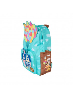 Mochila Disney Up! de Loungefly con diseño de globos y casa