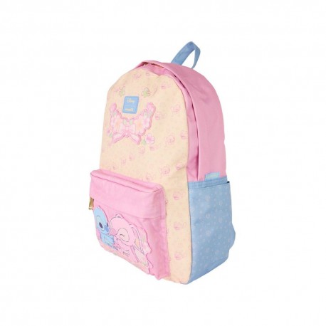 Mochila Lilo e Stitch da Loungefly em rosa e azul
