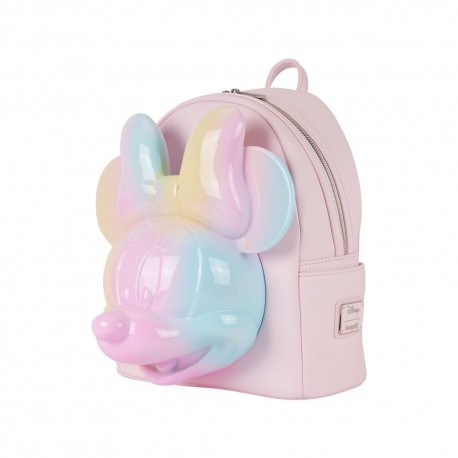 Mochila Minnie Mouse Tie Dye Loungefly en cuero PU