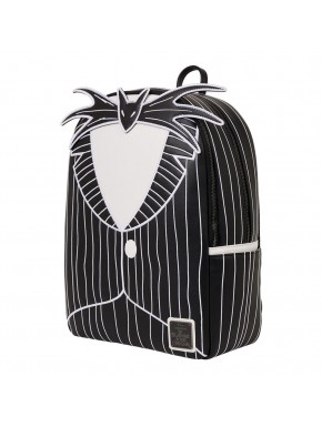 Sac à dos noir Jack Skellington avec design de L'Étrange Noël de monsieur Jack