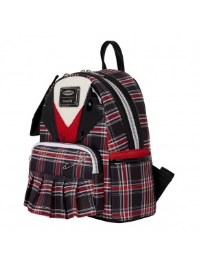 Mochila Mini Dionne de Clueless por Loungefly con diseño a cuadros y detalles retro