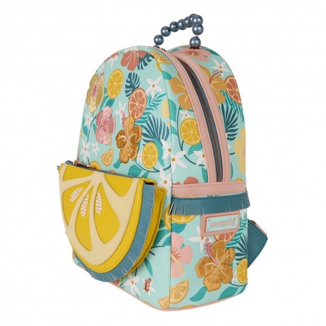 Mochila Mini Lemon da Loungefly com design tropical