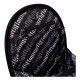 Mochila preta Mini Insert Organizer Loungefly com logo repetido