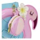 Bolsa transversal rosa com design de flamingo e flores da Loungefly