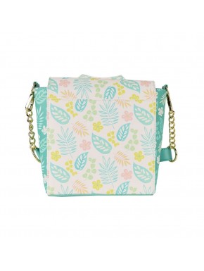 Bolsa transversal Loungefly Hawaiian Shirt com design floral colorido