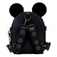 Bandoleira preta Loungefly Mickey Mouse 100º Aniversário com orelhas do Mickey