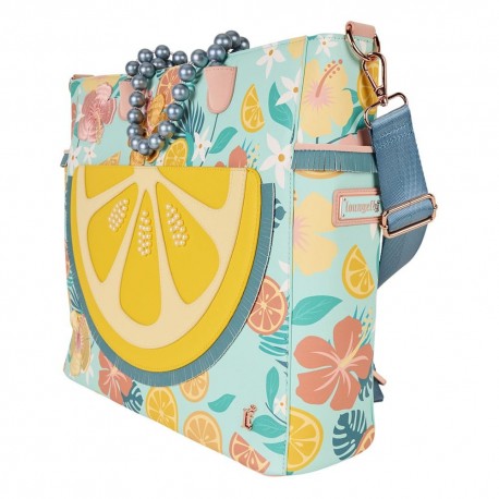 Bolsa conversível Loungefly com design de limões e flores