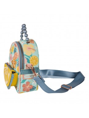 Mochila mini convertible Lemon da Loungefly com design de frutas e flores