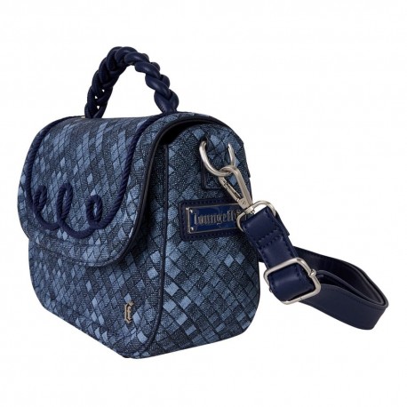 Bolsa tiracolo de denim azul da Loungefly com licença oficial