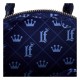 Mochila mini conversível denim Loungefly