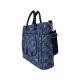 Bolsa convertible Loungefly denim com design quadriculado