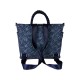 Bolsa convertible Loungefly denim com design quadriculado