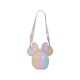 Bolsa tiracolo Loungefly Minnie Mouse Tie Dye em tons pastéis