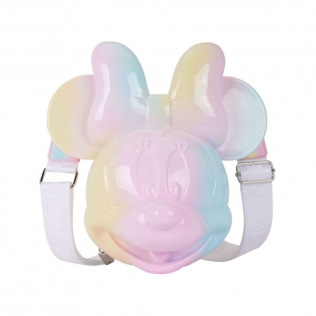 Bolsa tiracolo Loungefly Minnie Mouse Tie Dye em tons pastéis