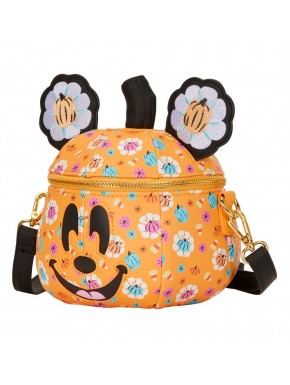 Bolsa tiracolo Disney por Loungefly estilo abóbora com design colorido