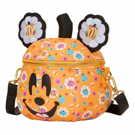 Bolsa tiracolo Disney por Loungefly estilo abóbora com design colorido